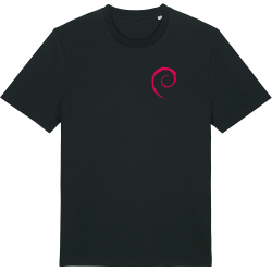 T-Shirt mit dem Logo der Linux-Distribution Debian