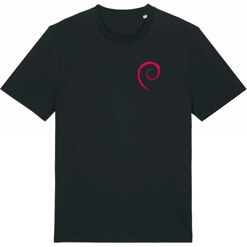 T-Shirt mit dem Logo der Linux-Distribution Debian