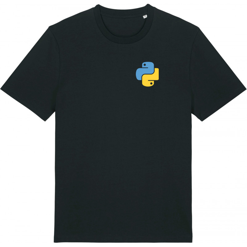 T-Shirt mit dem Logo der Programmiersprache Python